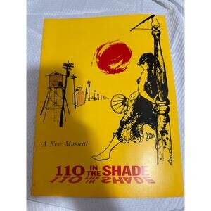 "110 IN THE SHADE" INGA SWENSON ORIGINAL 1963 SOUVENIR BROADWAY THEATRE PROGRAM